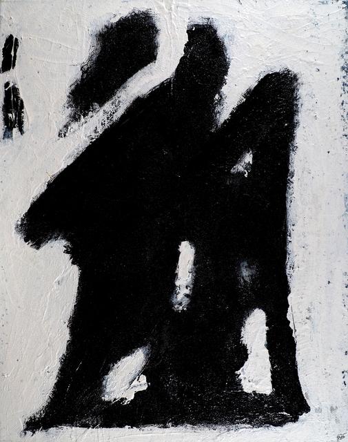 Schnee / Snow - 2025 | 68x55cm | acrylic, oil, glass particles on canvas